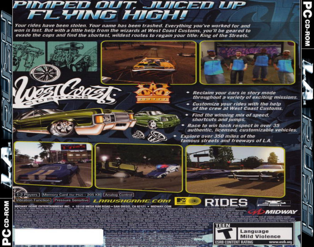 System Requirements LA RUSH System Requirements